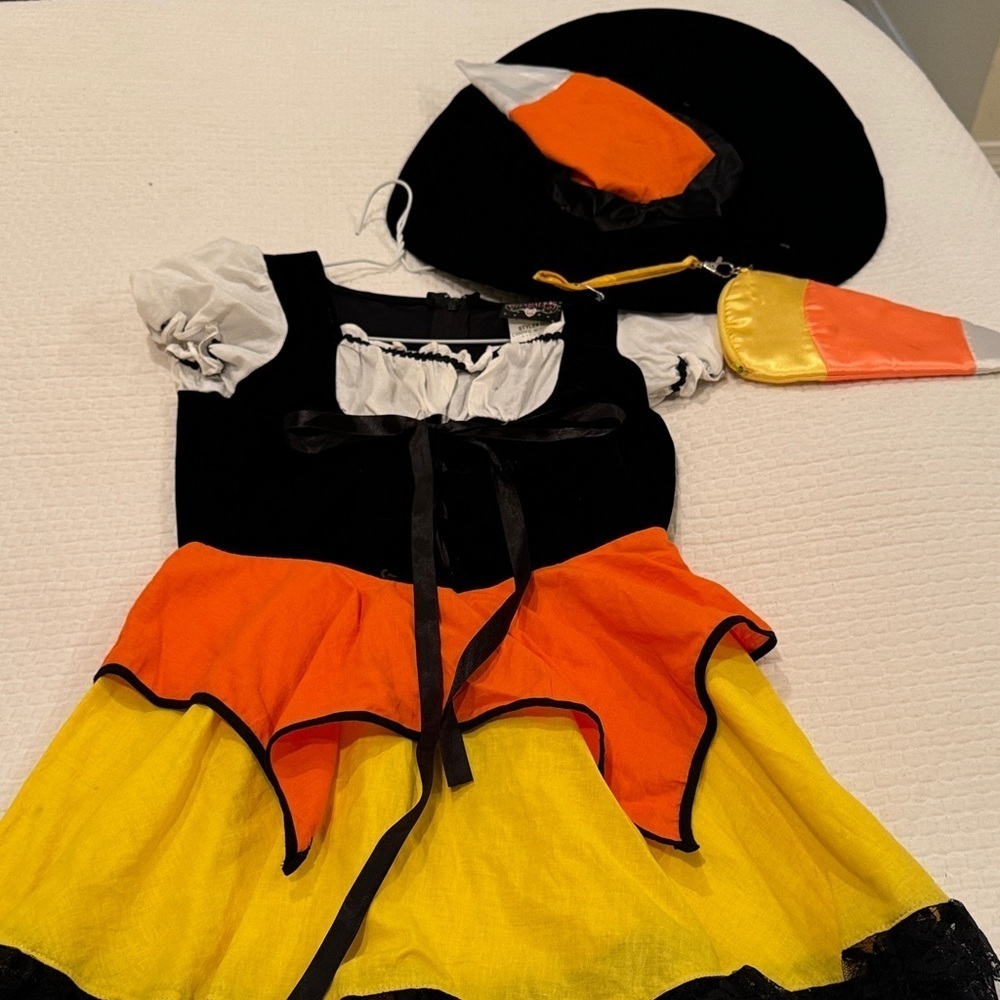 Halloween Costume - Black, Orange, Yellow